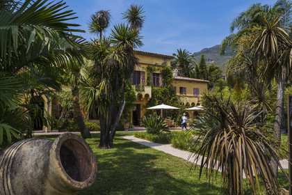 France, Alpes-Maritimes, Menton, Val Rahmeh Botanical Garden, the villa