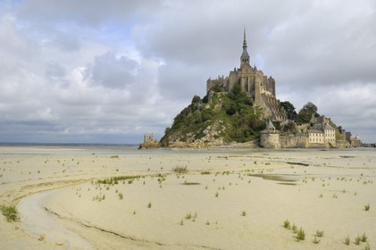France, Manche (50), Baie du Mont-Saint-Michel, classée Patrimoine Mondial de l'UNESCO, le Mont-Saint-Michel