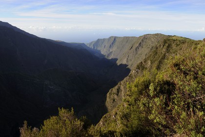 France, Reunion island (French overseas department), south coast, the River of Ramparts (Rivière des Remparts) ends in the sea