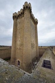 Azerbaijan, Baku, Absheron Peninsula, Mardakan castle of the 14th century with a quadrangular watchtower