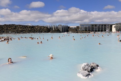 Iceland, Sudurnes Region, Grindavik, the Blue Lagoon