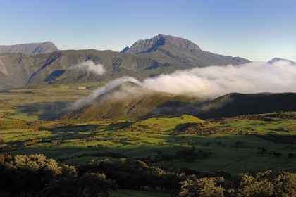 France, Reunion island (French overseas department), Piton des Neiges, listed as World Heritage by UNESCO beyond the Plaine des Palmistes