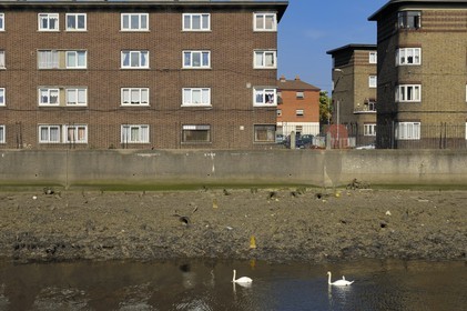 Irlande, Dublin, quartier populaire des anciens docks