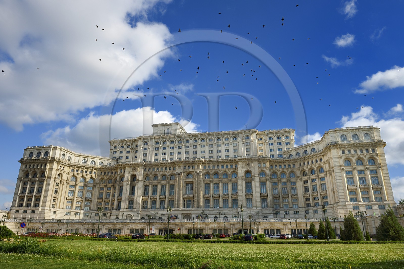 Roumanie, Bucarest, ancien Palais de Ceausescu devenu Palais du Parlement