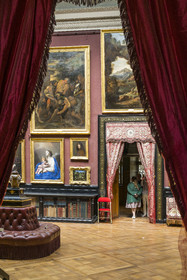 France, Oise (60), Chantilly, le chateau de Chantilly, le musée Condé, la galerie de Peinture