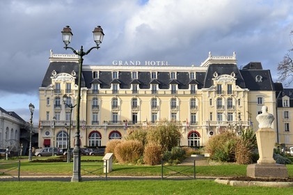 France, Calvados (14), Pays d'Auge, la côte Fleurie, Cabourg, le Grand Hotel, Marcel Proust y séjourna chaque été de 1907 à 1914