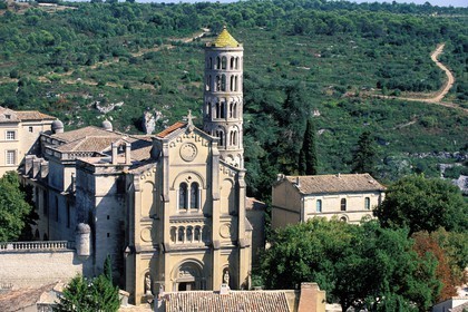 France, Gard, Uzes town, Saint Theodorit Cathedral