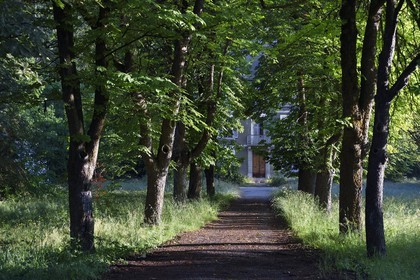 France, Alpes-de-Haute-Provence (04), vallée de l'Ubaye, Barcelonnette, Villa mexicaine sur l'avenue de la Libération, propriété aujourd'hui de l'ONF