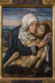 Espagne, Andalousie, Séville, la cathédrale, classé Patrimoine Mondial de l'UNESCO, la Pieta (La Piedad), cercle de Quiten Metsys (vers 1510)