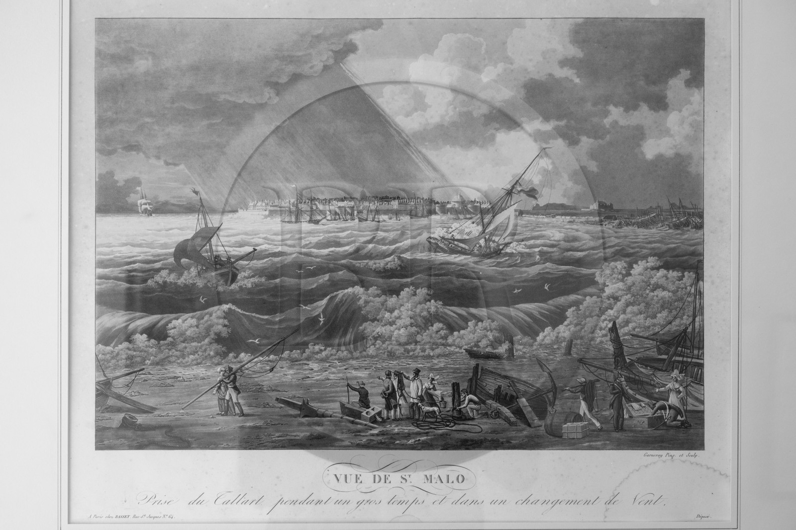 France, Ille-et-Vilaine (35), Saint-Méloir-des-Ondes, malouinière de la Bardoulais