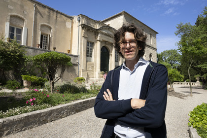 France, Gard, Villeneuve les Avignon, the gardens of the former Benedictine abbey of Saint André, Gustave Viennet, owner of the abbey