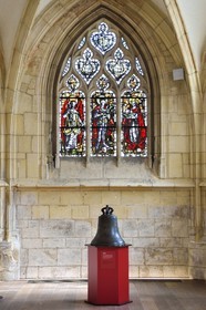 France, Calvados, Caen, the ducal castle of William the Conqueror, the former St. George's church attached to the Normandy Museum