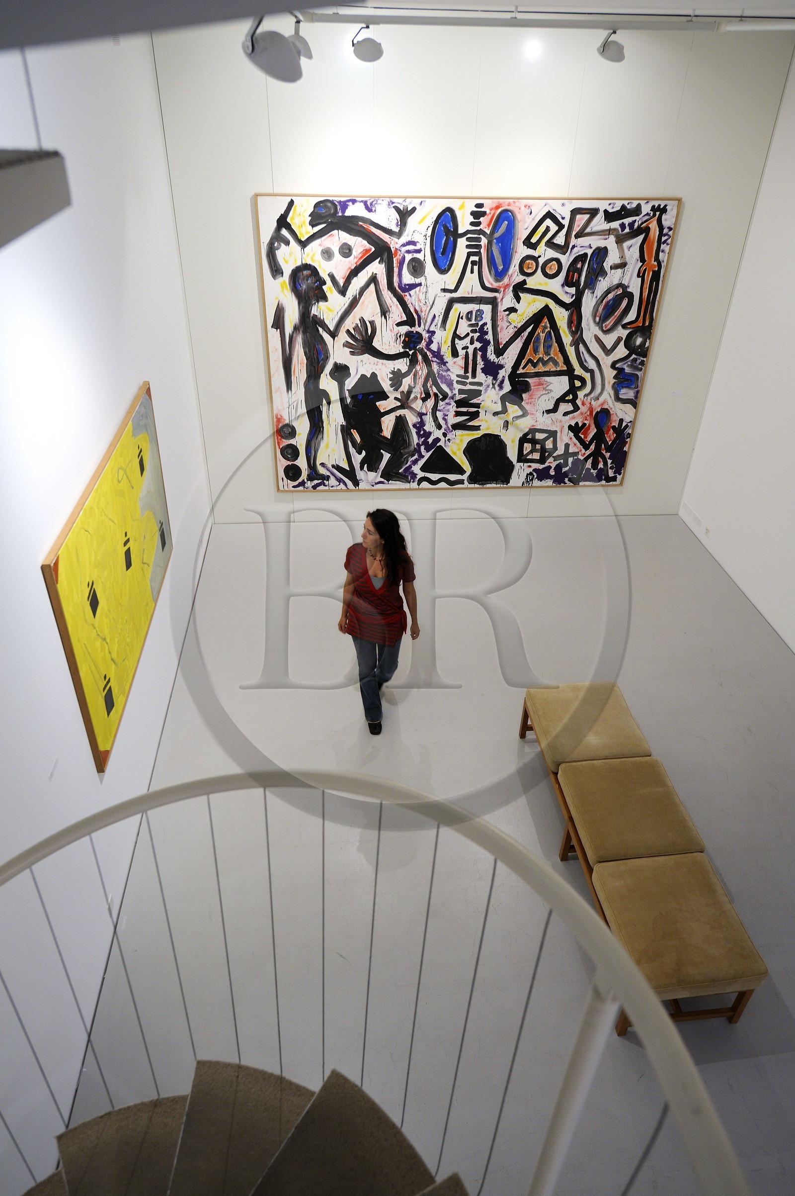 Suisse, Bâle, la galerie Beyeler, oeuvres de Penk