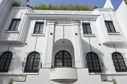 Maroc, Casablanca, villa Art Déco au 5 rue du Docteur Veyre