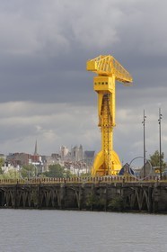 France, Loire-Atlantique (44), Nantes, l'Ile de Nantes, la grue Titan