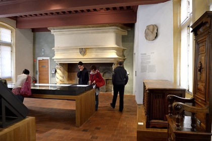 France, Rhône (69), Lyon, site historique classé Patrimoine Mondial de l'UNESCO, Vieux Lyon, musées Gadagne, Musée d'histoire de la ville de Lyon, salle Renaissance