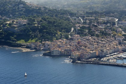 France, Var (83), Saint-Tropez, (vue aérienne)