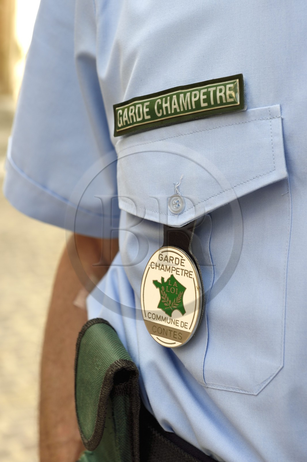 France, Alpes-Maritimes (06), Contes, garde champêtre