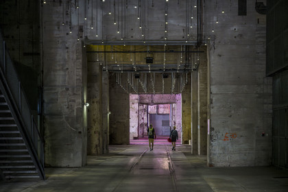 France, Loire Atlantique, Saint Nazaire, rehabilitation of the German submarine base built during the last world war and transformed into a cultural space