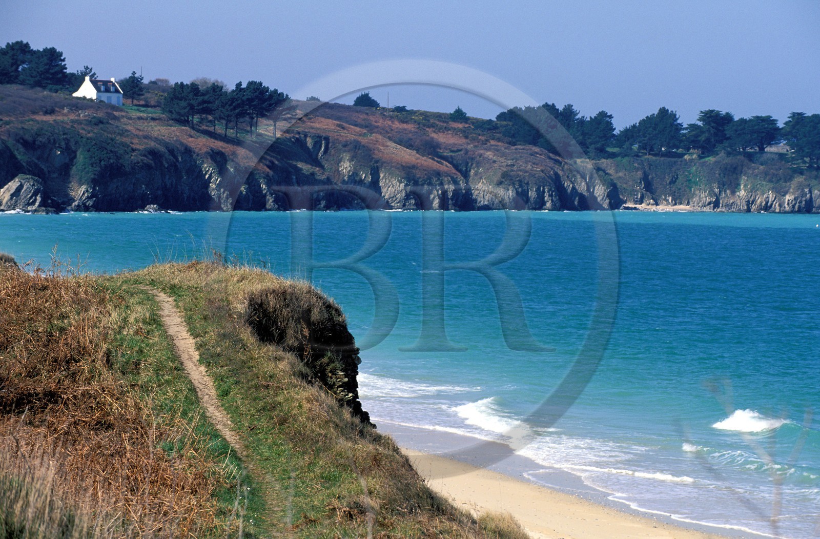France, Morbihan, Belle Ile island, Grands Sables beach
