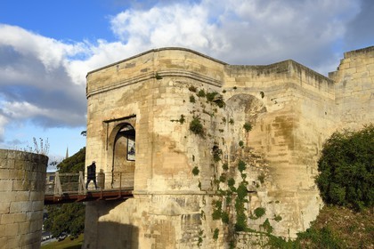 France, Calvados, Caen, the ducal castle of William the Conqueror, porte Saint-Pierre
