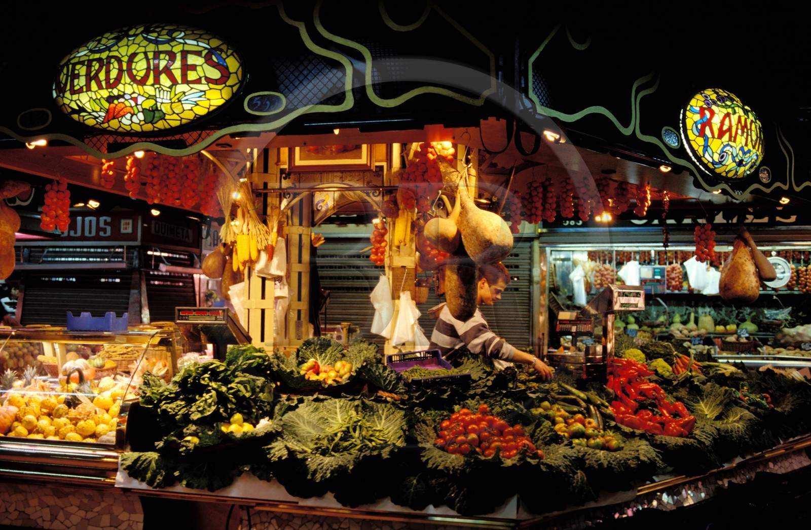 Espagne, Catalogne, Barcelone, marché de la Boqueria