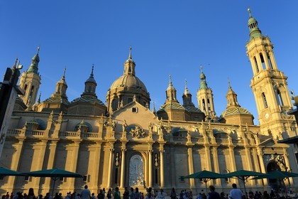 Spain, Aragon, Zaragoza, Plaza del Pilar, Basilica del Pilar (Our Lady of Pilar)