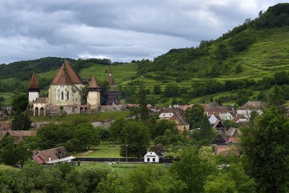 Roumanie, Transylvanie, Biertan, église fortifiée classée Patrimoine Mondial de l'UNESCO