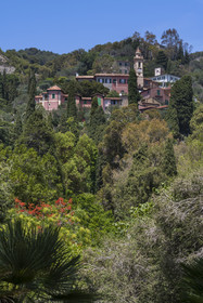 Italy, Liguria, Province of Imperia, Ventimiglia, hamlet of Mortola Inferiore located above the Hanbury Botanical Garden