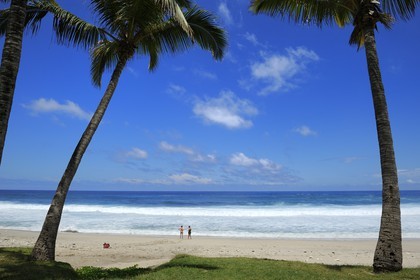 France, île de la Réunion, la côte sud, plage de Grand-Anse