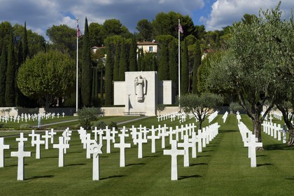 France, Var, Draguignan, Rhone American Cemetery and Memorial that honors the Allied invasion of August 15 1944