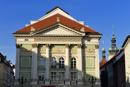 Czech Republic, Prague, historical centre listed as World Heritage by UNESCO, Stare Mesto District, Estates theatre where Mozart conducted the world premiere of Don Giovanni