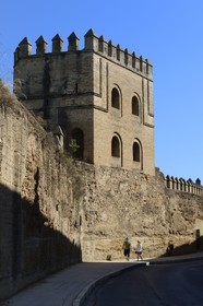 Espagne, Andalousie, Séville, quartier de la Macarena, derniers vestiges des remparts qui ceinturaient la ville