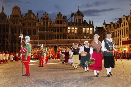 Belgique, Bruxelles, fête de l'Ommegang