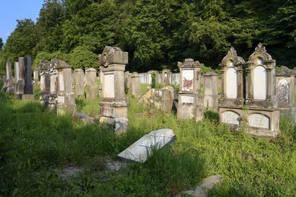 France, Haut-Rhin (68), Sundgau, Durmenach, Le cimetière israélite datant de 1794
