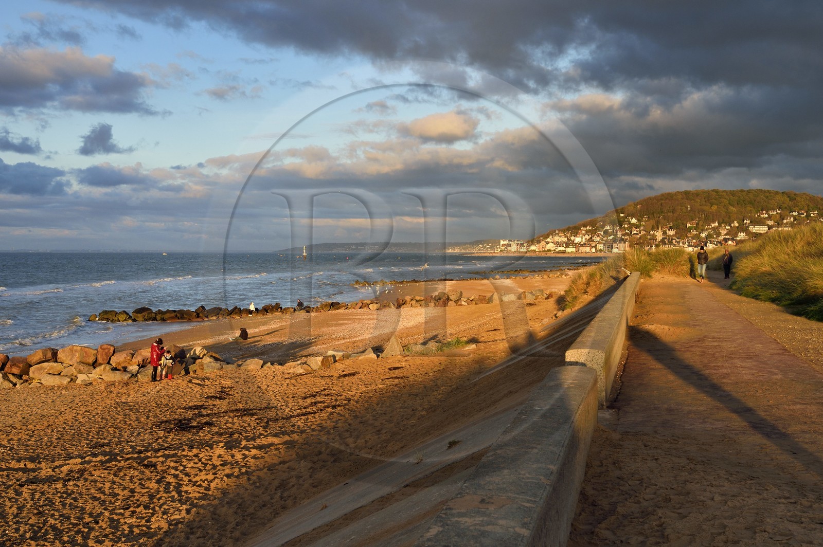 France, Calvados (14), Pays d'Auge, la côte Fleurie, Cabourg, la plage de la station balnéaire France, Calvados (14), Pays d'Auge, la côte Fleurie, Cabourg, la plage de la station balnéaire