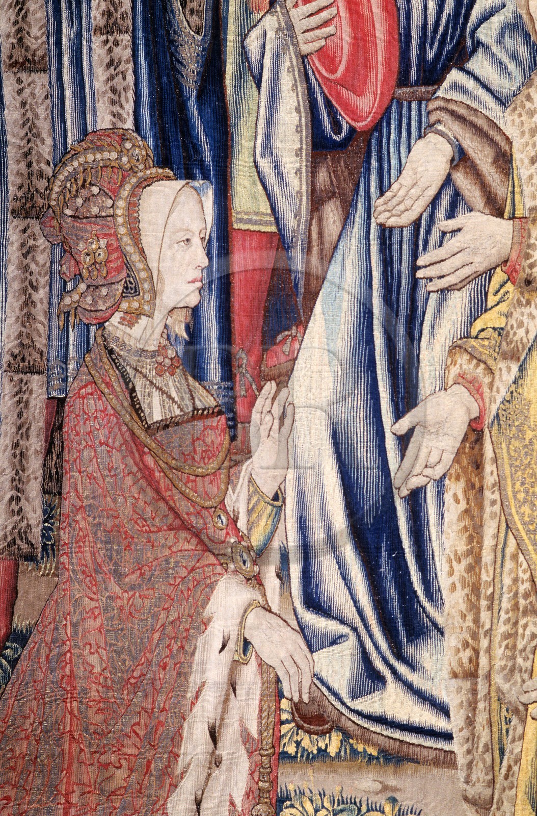 France, Val-d'Oise (95), Ecouen, tapisserie du châteaux d'Ecouen