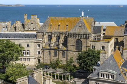 France, Ille et Vilaine, Cote d'Emeraude (Emerald Coast), Saint Malo, Saint-Malo intramural, the Courthouse