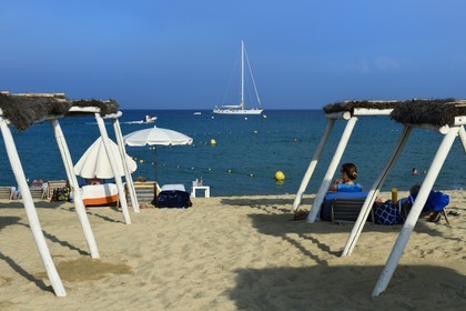 France, Var (83), Presqu'Ile de Saint-Tropez, Ramatuelle, plage de Pampelonne