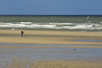 France, Calvados, Cote de Nacre, Ouistreham, Riva Bella, the beach
