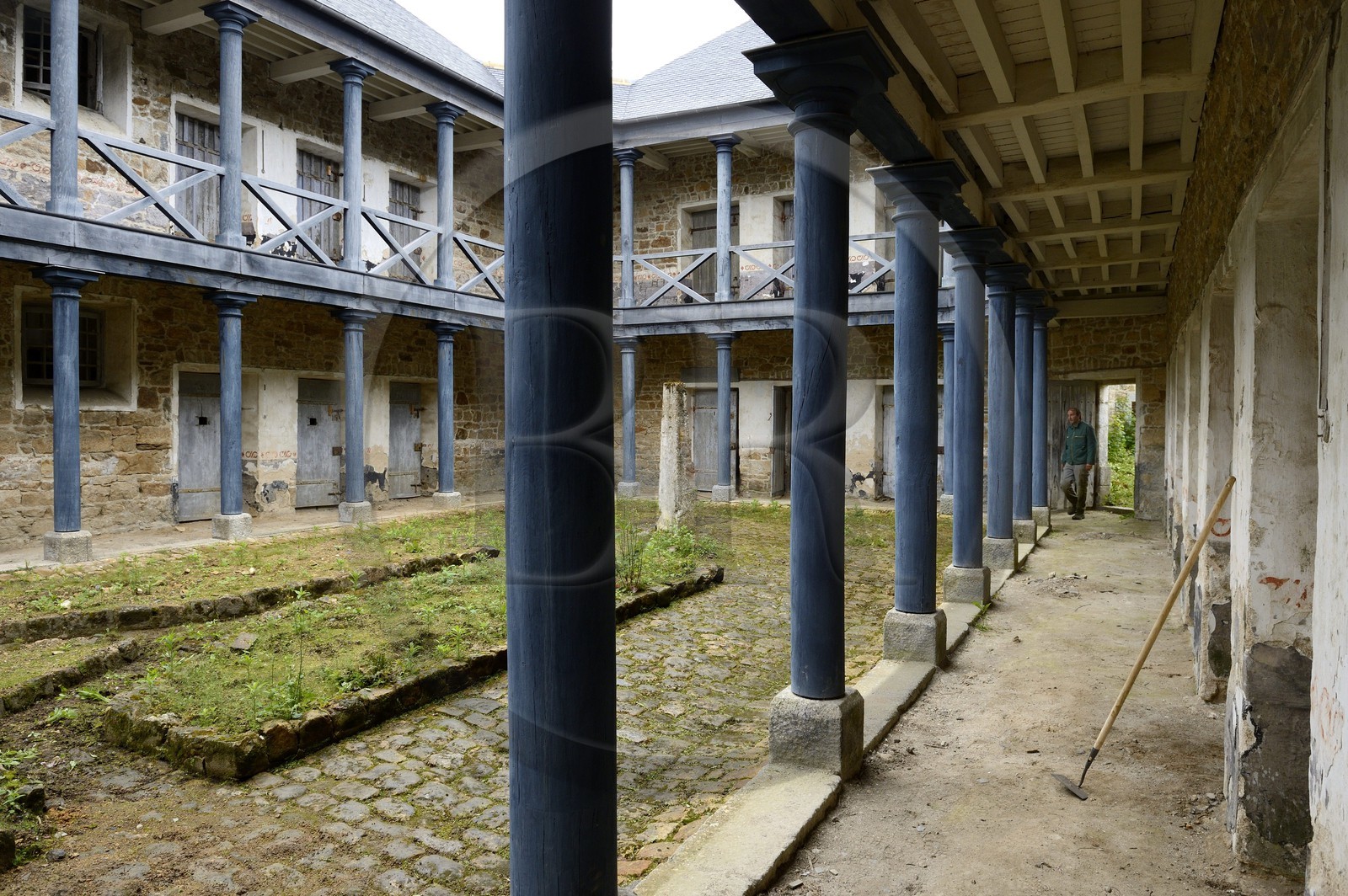 France, Côtes-d'Armor (22), Guingamp, ancienne prison du XIXème siècle