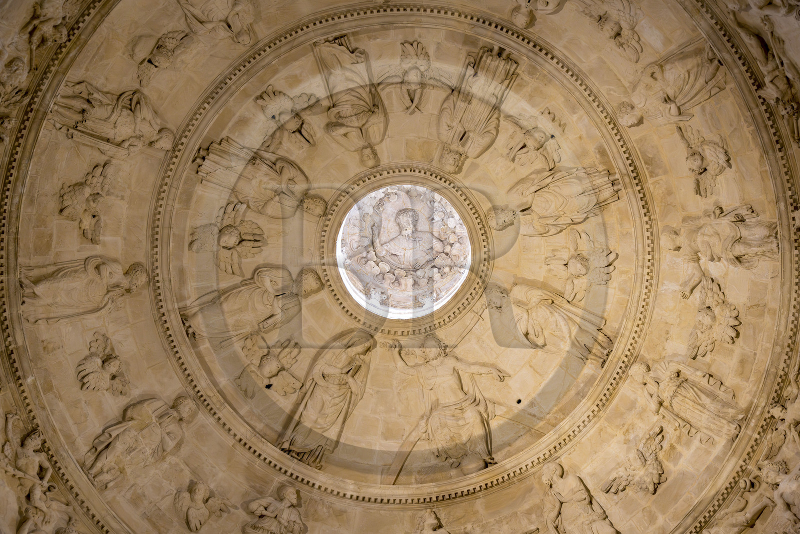 Espagne, Andalousie, Séville, la cathédrale, classé Patrimoine Mondial de l'UNESCO, dome de la sacristie principale (sacristia mayor) du XVIe siècle