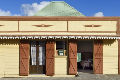 France, Ile de la Reunion, Côte Sud, Sainte-Philippe, case créole traditionnelle