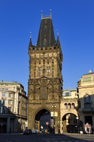 Czech Republic, Prague, historical centre listed as World Heritage by UNESCO, Stare Mesto District, the Powder Tower