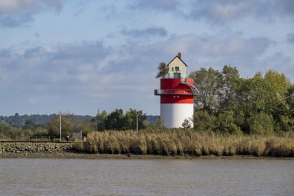 France, Loire Atlantique, Cordemais, open-air contemporary art collection Estuaire, the Villa Cheminée created by the Japanese artist Tatzu Nishi on the banks of the Loire, work of art but also unusual guest house