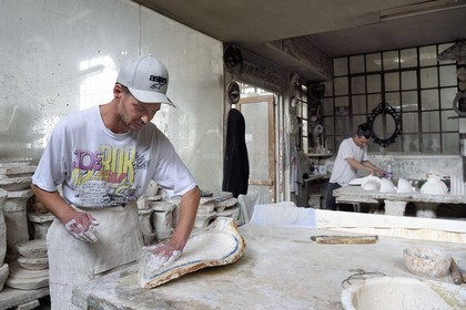 France, Var, Toulon, plastering company (ornamental staff) Turco staff, Jean Baptiste Turco