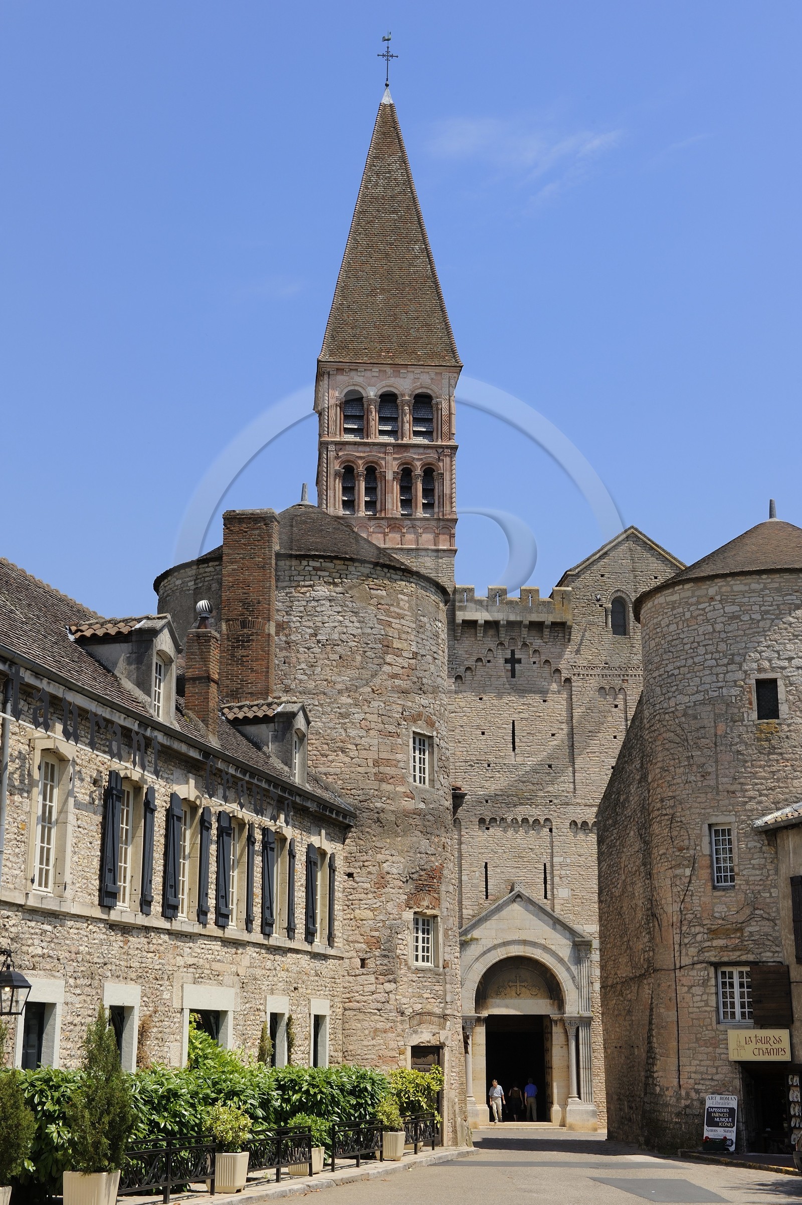 France, Saône et Loire (71), abbaye de Tournus