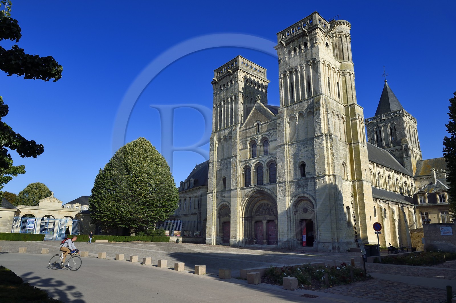 France, Calvados (14), Caen, l'Abbaye-aux-Dames, l'église abbatiale de la Trinité