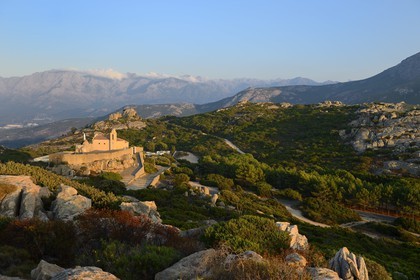 France, Haute-Corse (2B), Calvi, chapelle Notre-Dame de la Serra (1479)