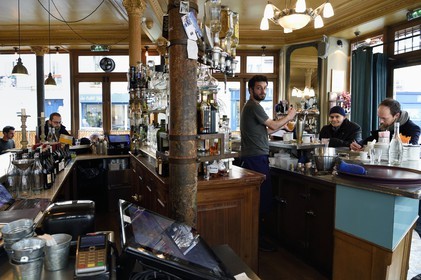 France, Paris (75), Le Pure Café rue Jean Mace